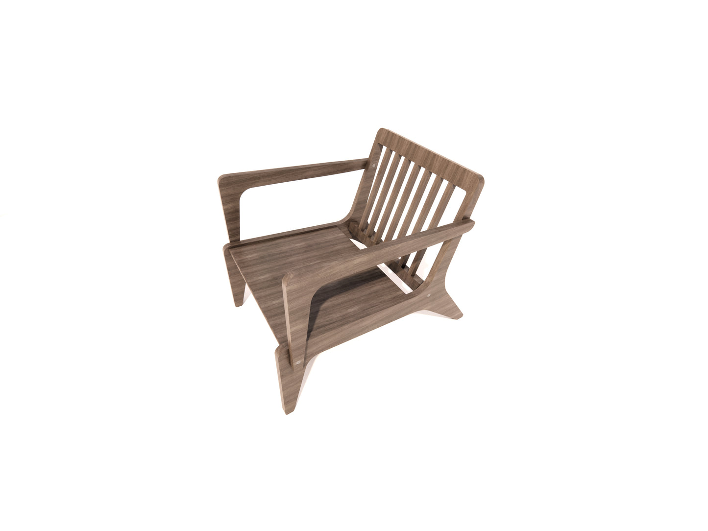 Deep-Seat Lounge Chair