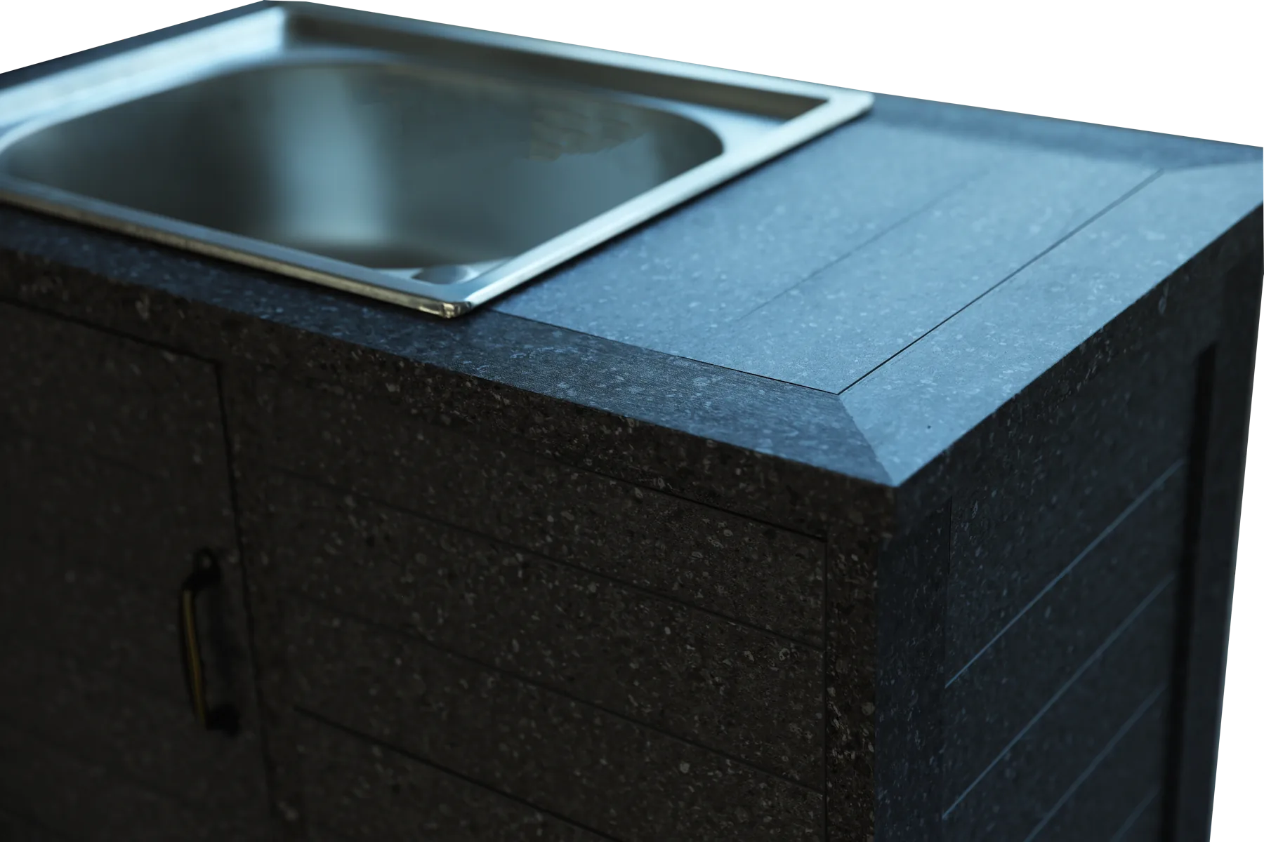 Polycobond outdoor kitchen detail